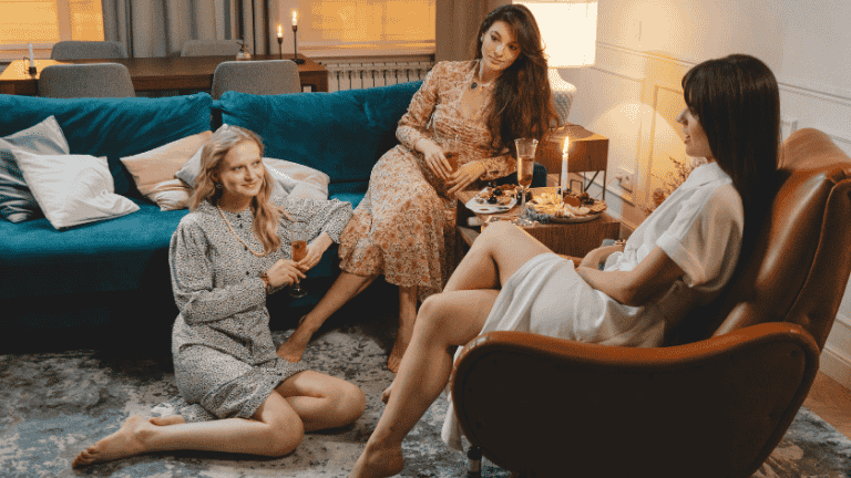 Quatre femmes à une TupperwareParty