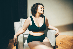 Plus size sexy model